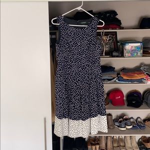 Ralph Lauren Size 8 polka dot dress